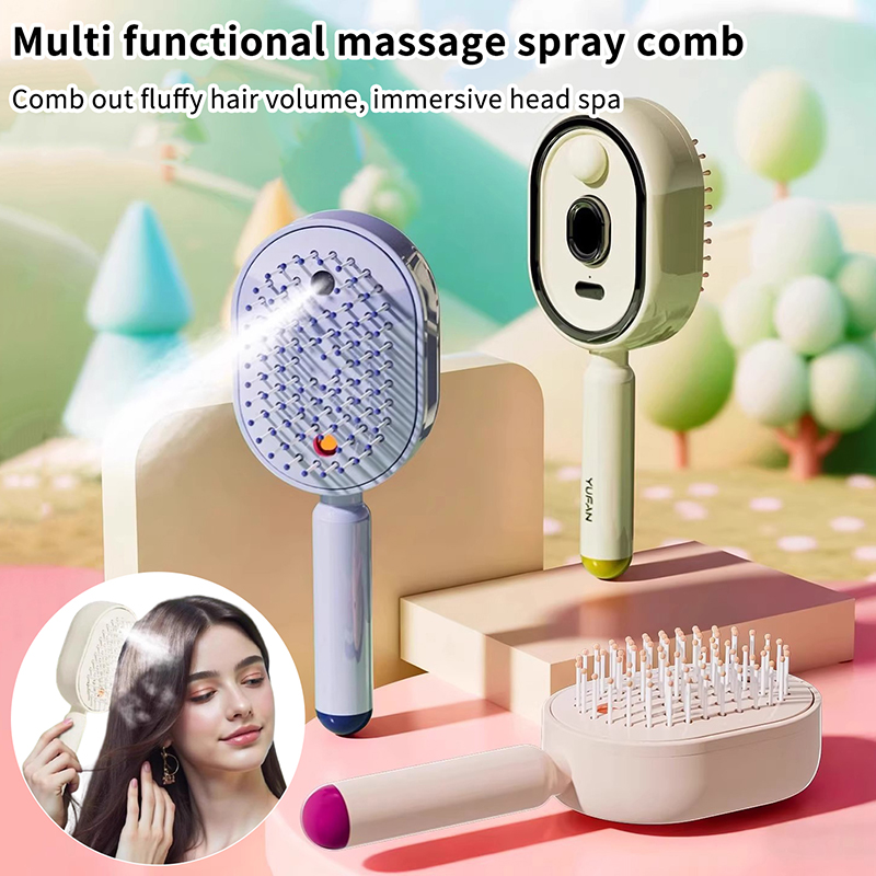 Hair Care Essential Oil - Peigne de massage multifonctionnel, masseur de