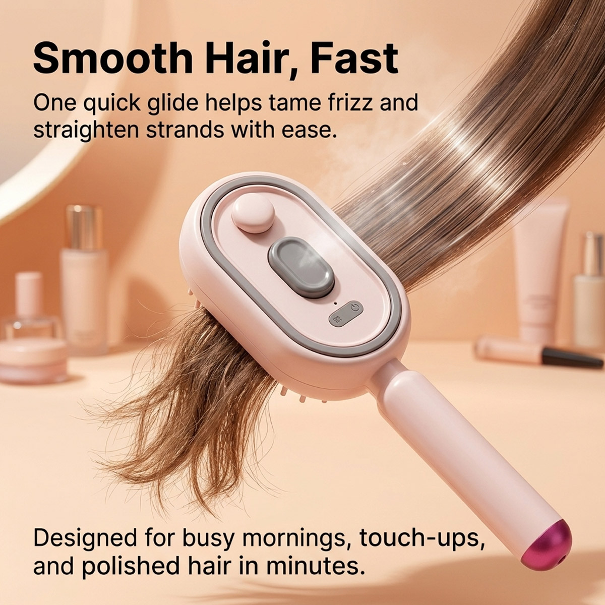 Hair Care Gift - Peigne à cheveux électrique autonettoyant avec