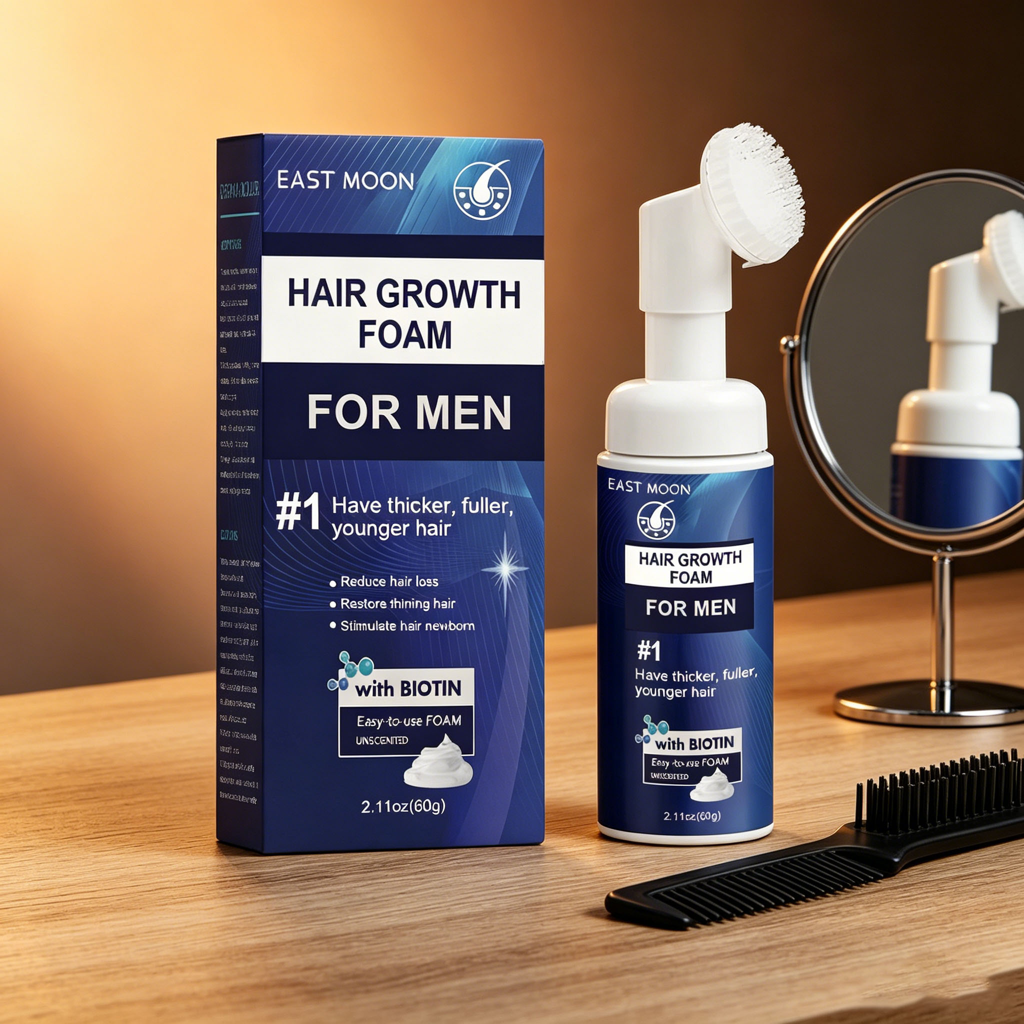 Hair Care Natur - Mousse de soin capillaire stimulante pour