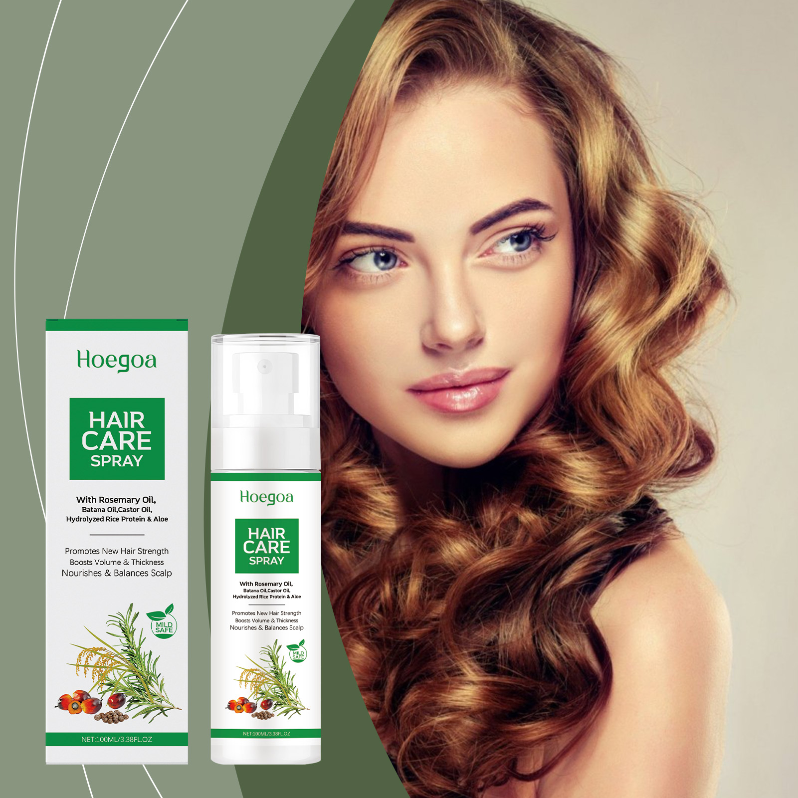 Hair Care Natur - Spray d'essence Hoegoa pour le soin