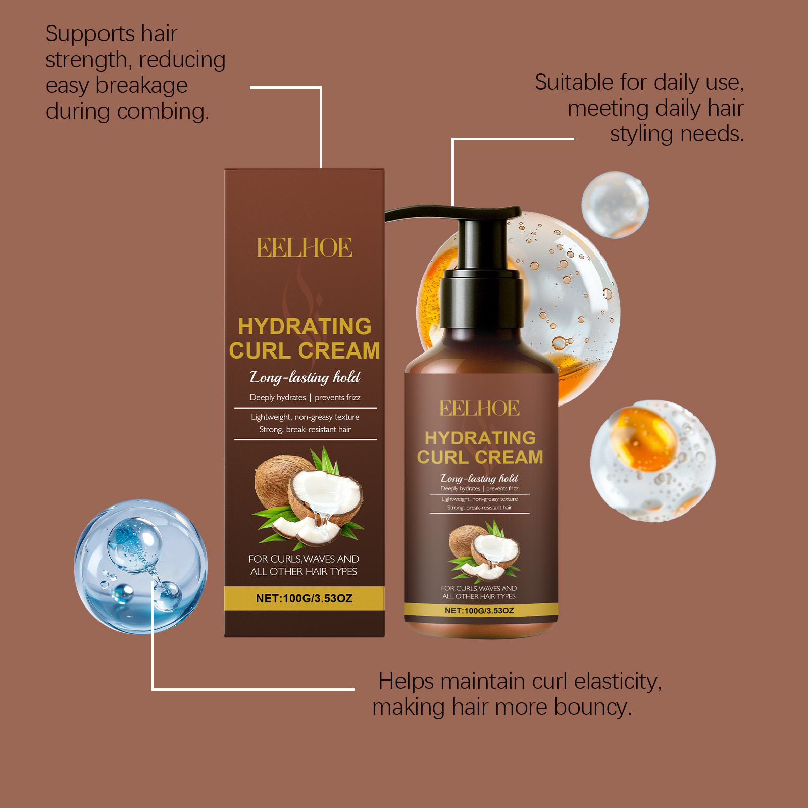 Crème coiffante pour cheveux o - Hair Care Natur avis et prix