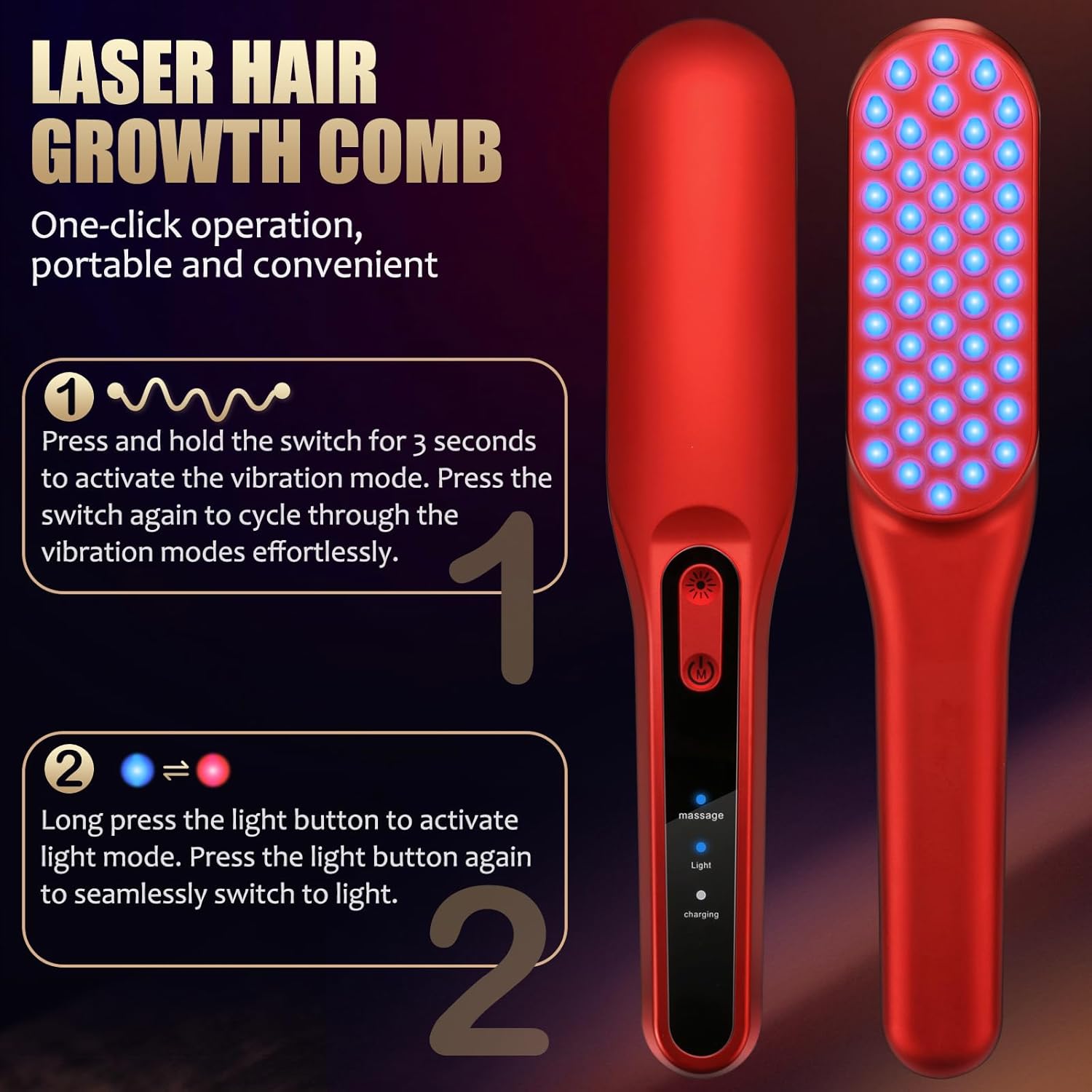 Peigne laser pour la croissanc - Hair Care Elseve avis et prix