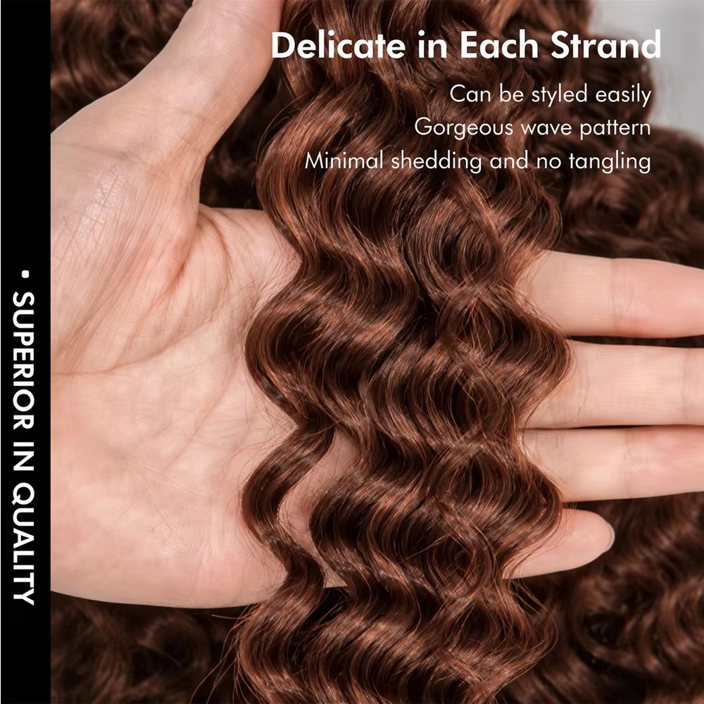 Smilegirl Cheveux Humains Ondu - Crochet Braiding Hair avis et prix